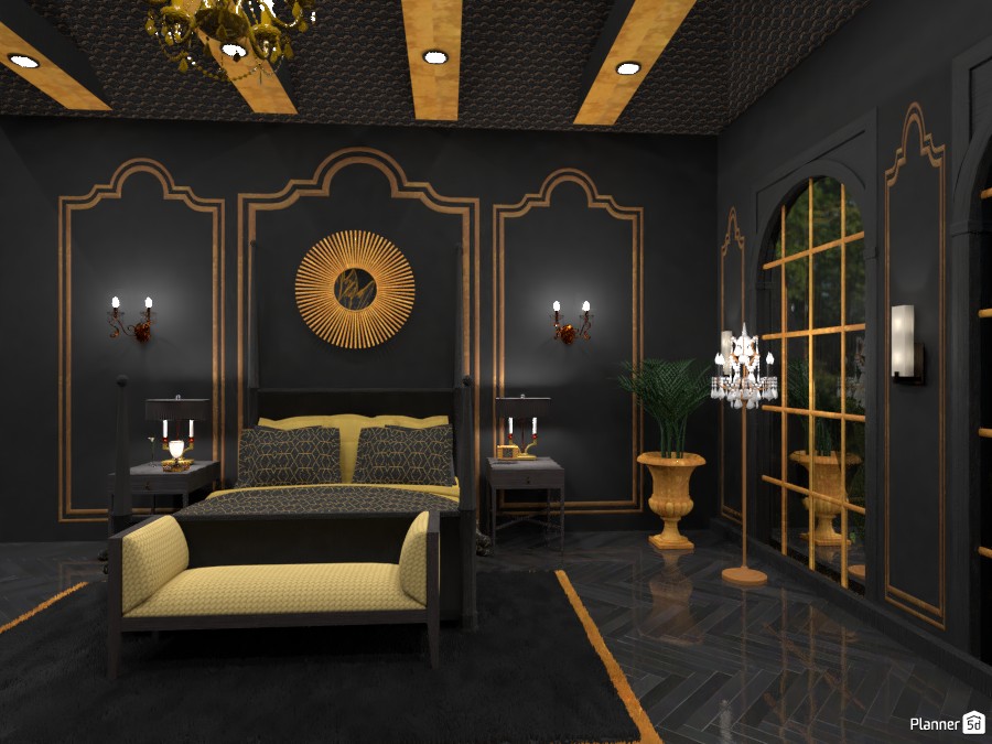 Dramatic Bedroom #3457027 by DesignKing