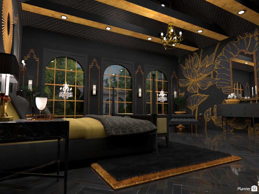 Dramatic Bedroom #3457080 by DesignKing