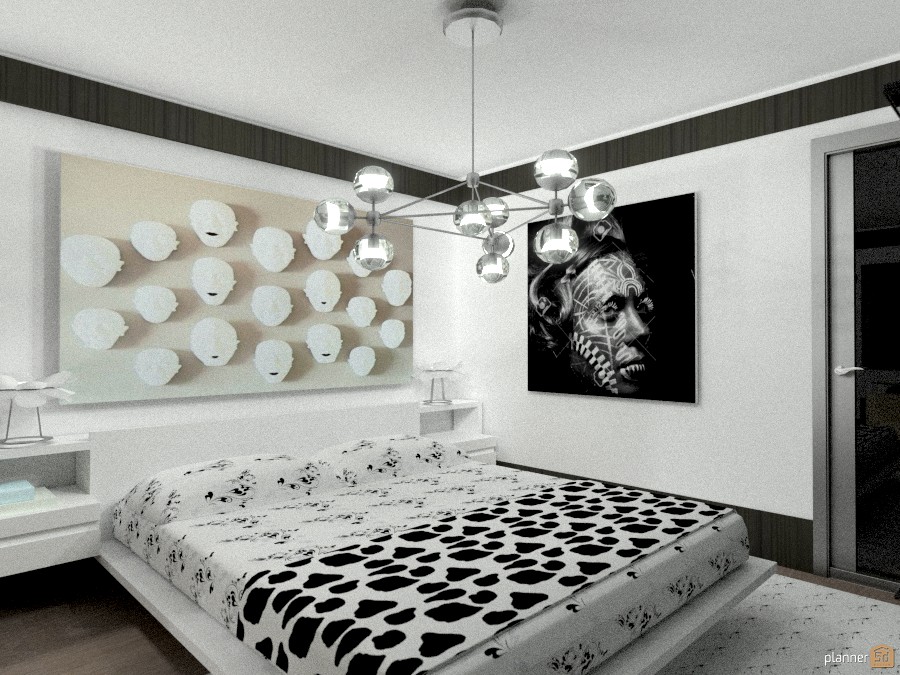 Tribal bed from "Two Modern Levels" #886338 by Micaela Maccaferri