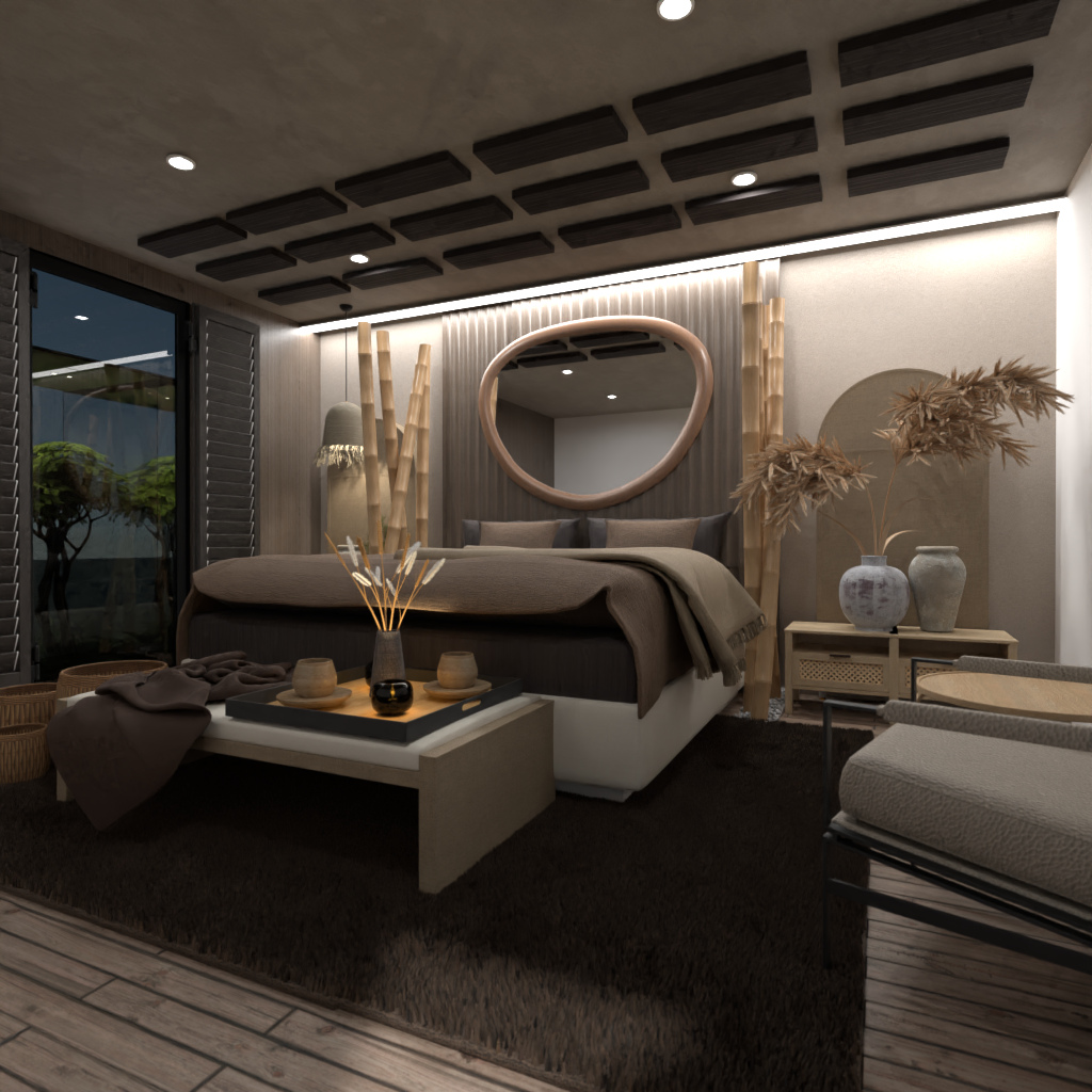 Wabi Sabi Bedroom #14585207 by Editors Choice