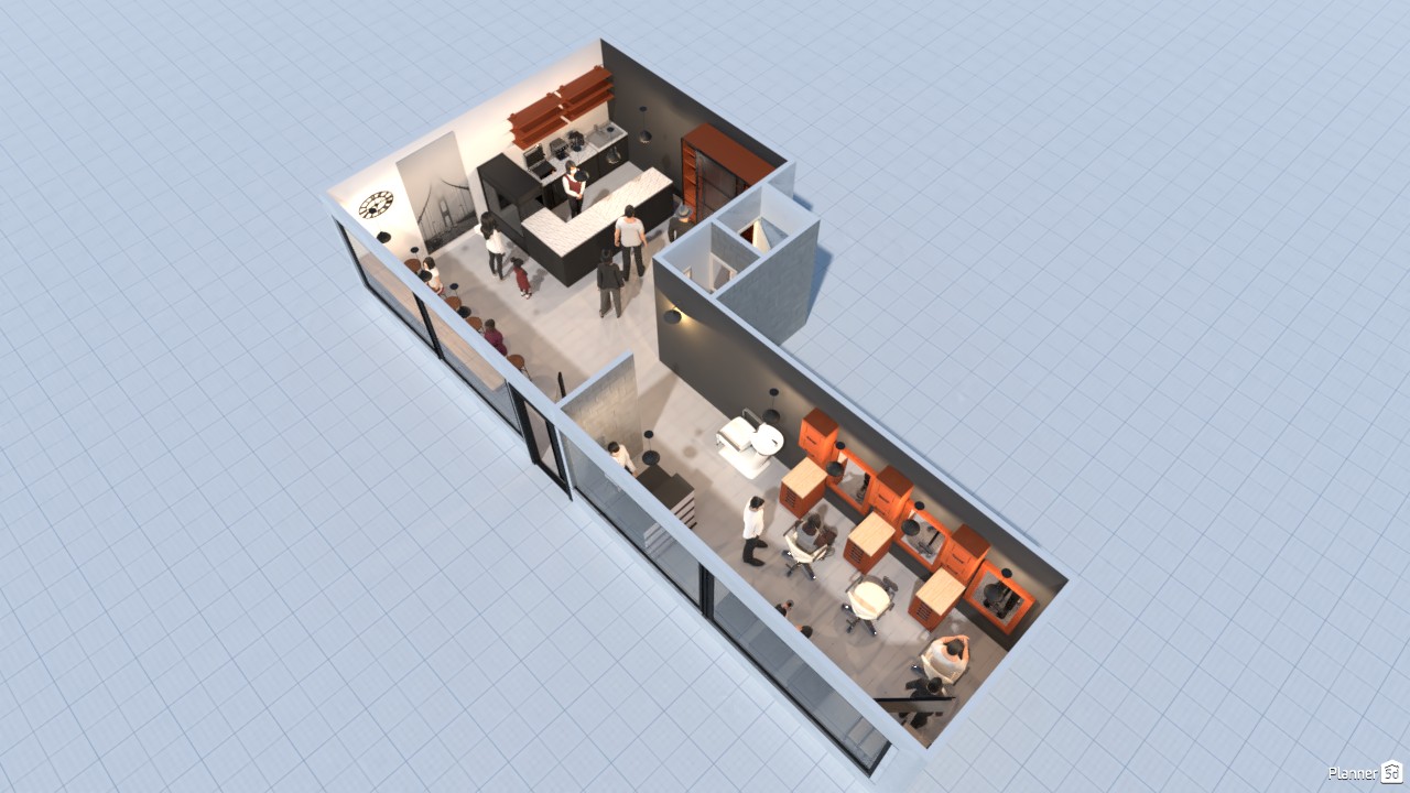 Café y Barberia #4148822 by Mauro