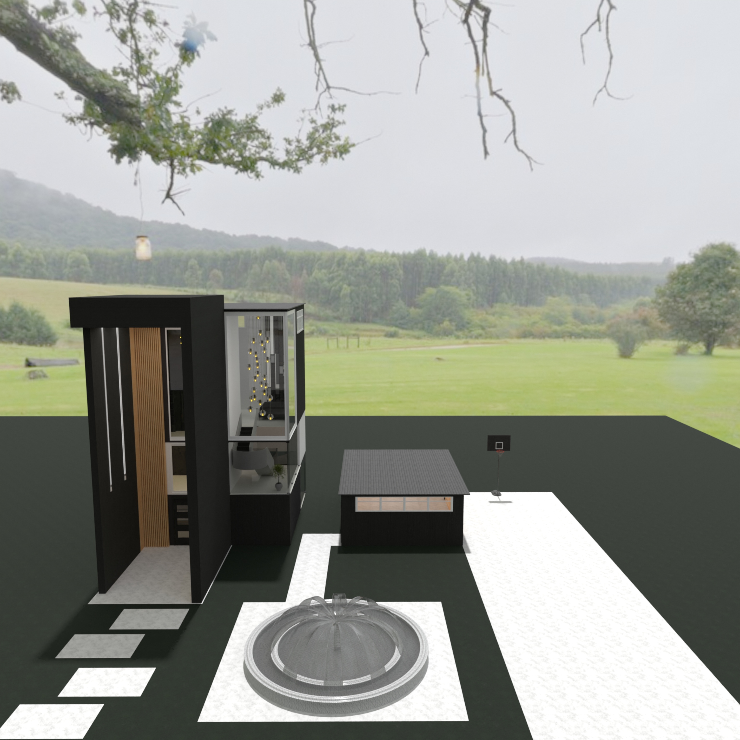 Luxury Modern 3 floor House #28870452 by Zaylakuan