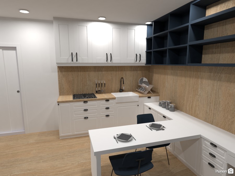 Apartamento 33,3 mq - Cocina #3861206 by Laura