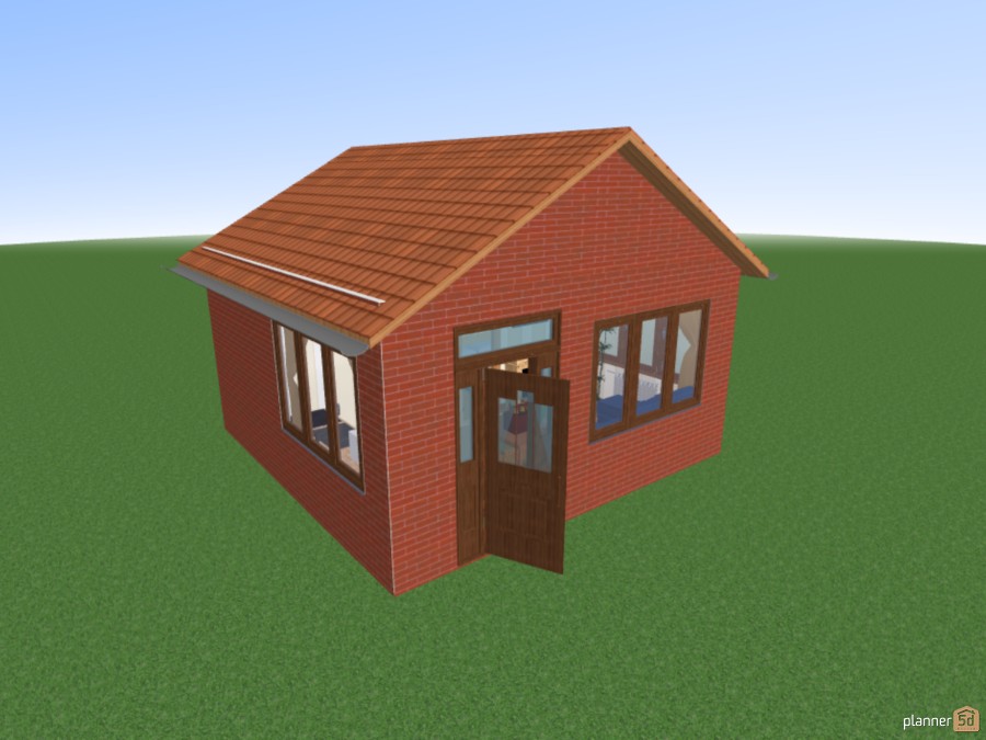Small house - Free Online Design | 3D House Floor Plans by Planner 5D