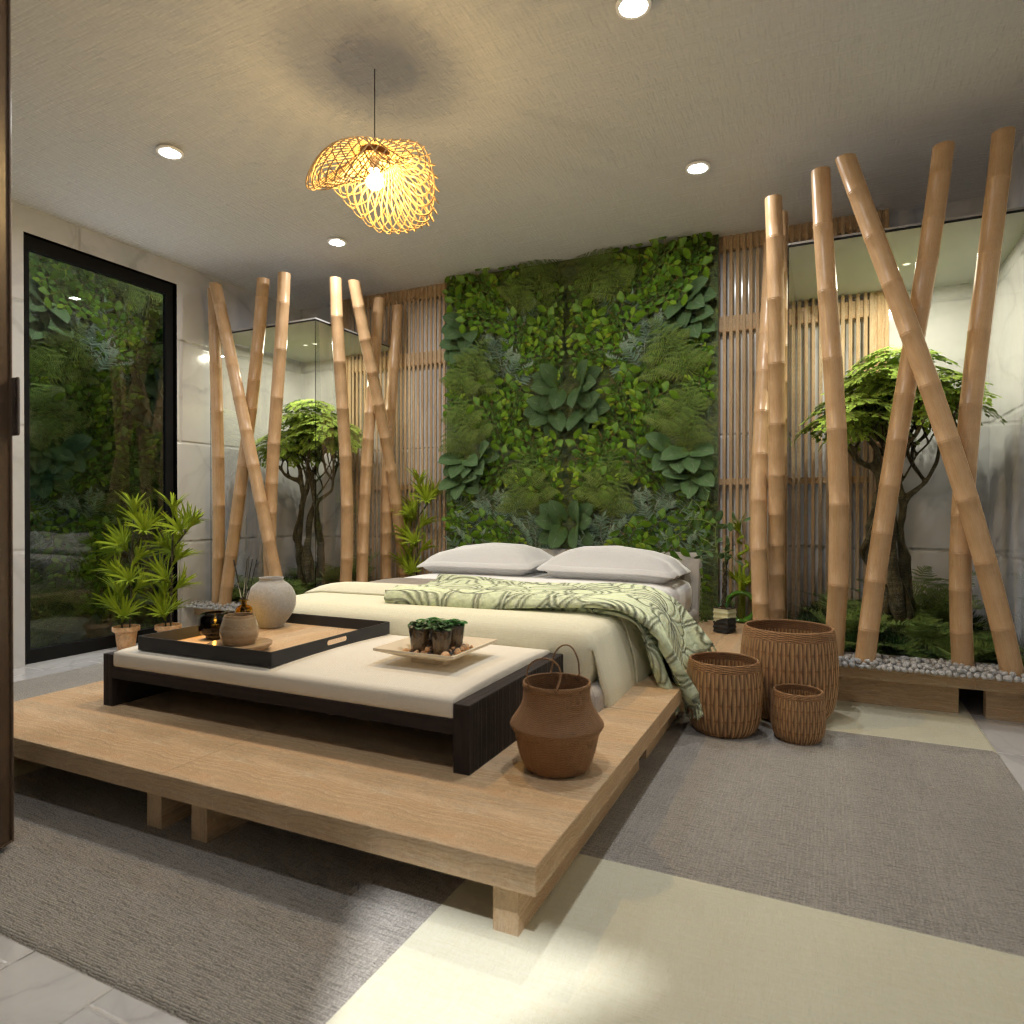 Wabi Sabi Bedroom #14561855 by Editors Choice