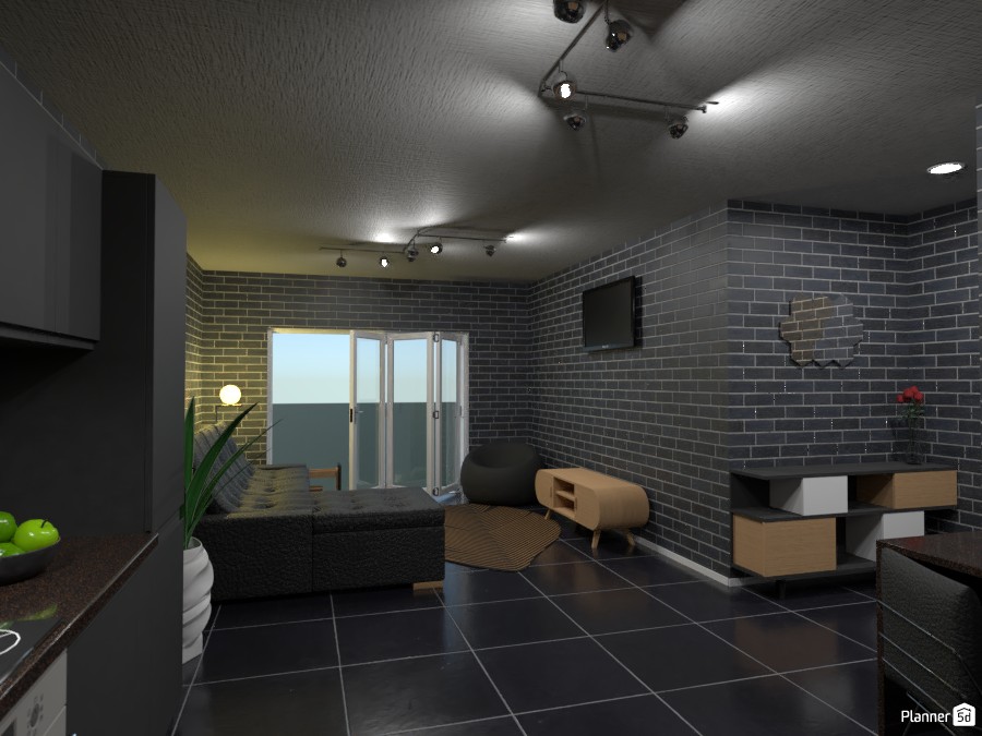 kitchen with living room #3500283 by Chani