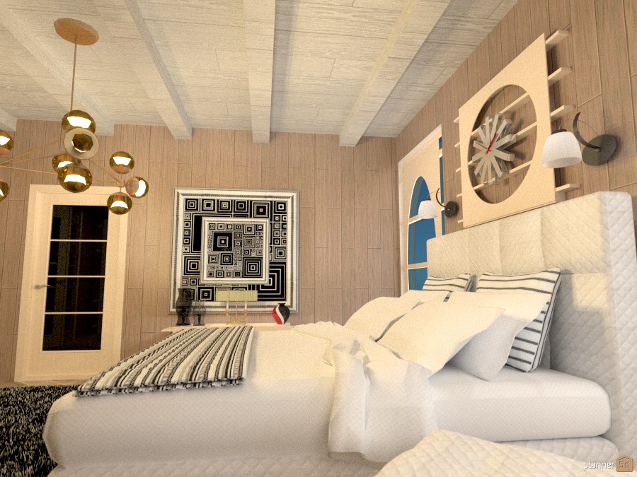 Bungalow con Padiglione e Piscina: bedroom #974355 by Micaela Maccaferri