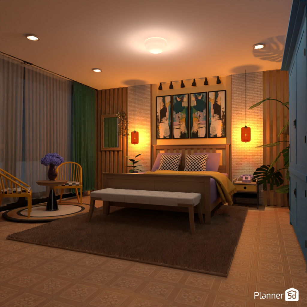 DB: Retro - empty room copy #17858271 by Editors Choice