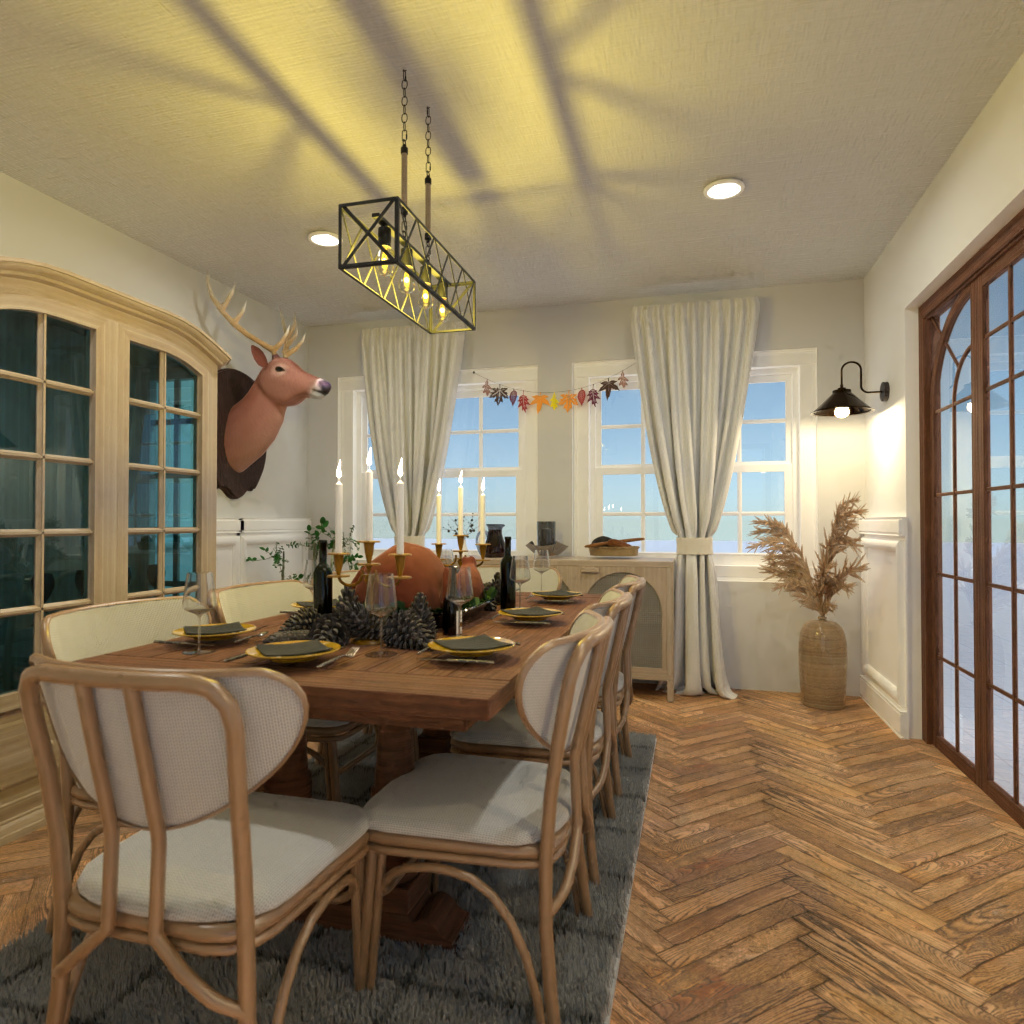 DB: Thanksgiving Day - room shell copy #15877855 by Editors Choice