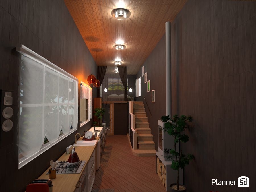 Trailer truck home - kitchen, dining, work space #6581906 by Born to be Wild