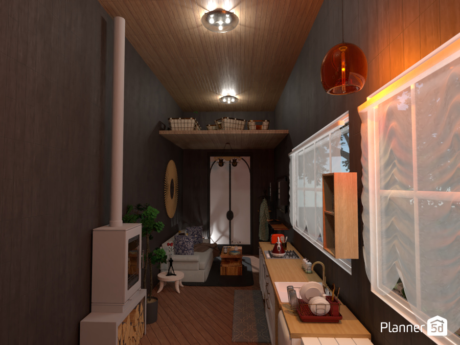 Trailer truck home - living room #6581914 by Born to be Wild