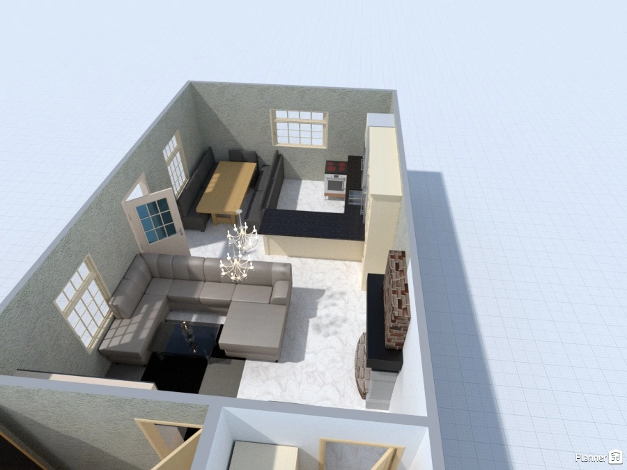 kitchen in wee house #2971080 by hshehu@ymail.com