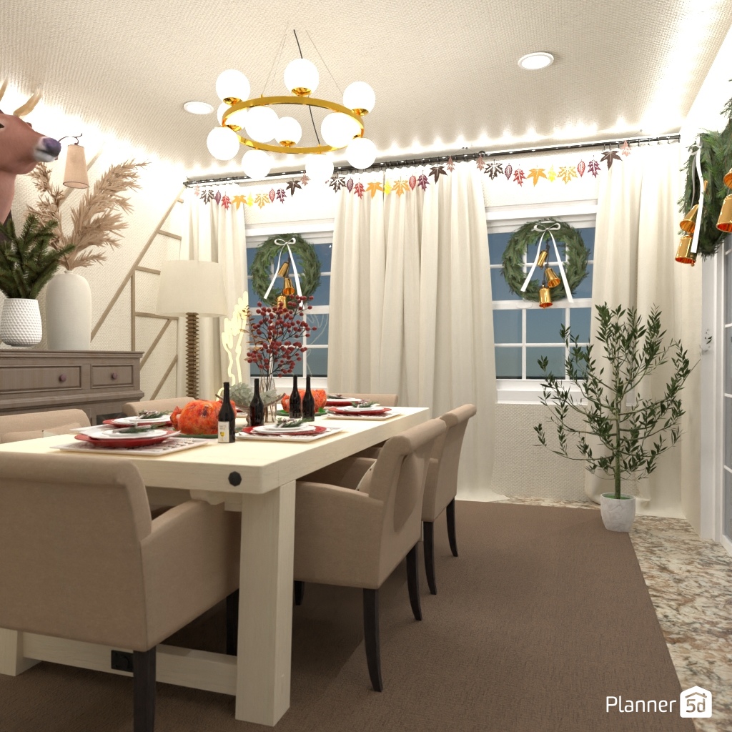 DB: Thanksgiving Day - room shell copy #23418275 by Editors Choice