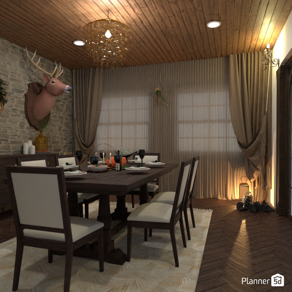 DB: Thanksgiving Day - room shell copy #23448995 by Editors Choice