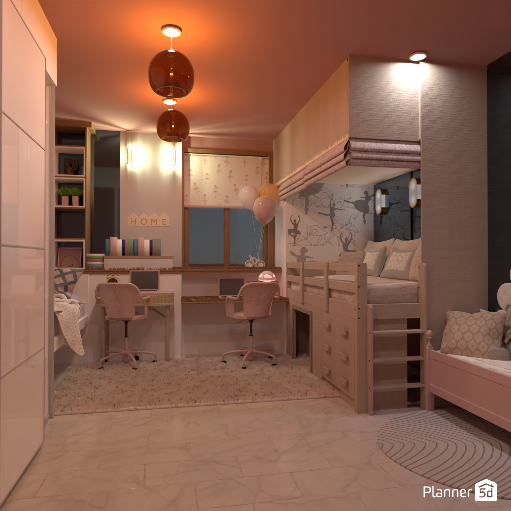 Bedroom for twins #18907140 by Editors Choice
