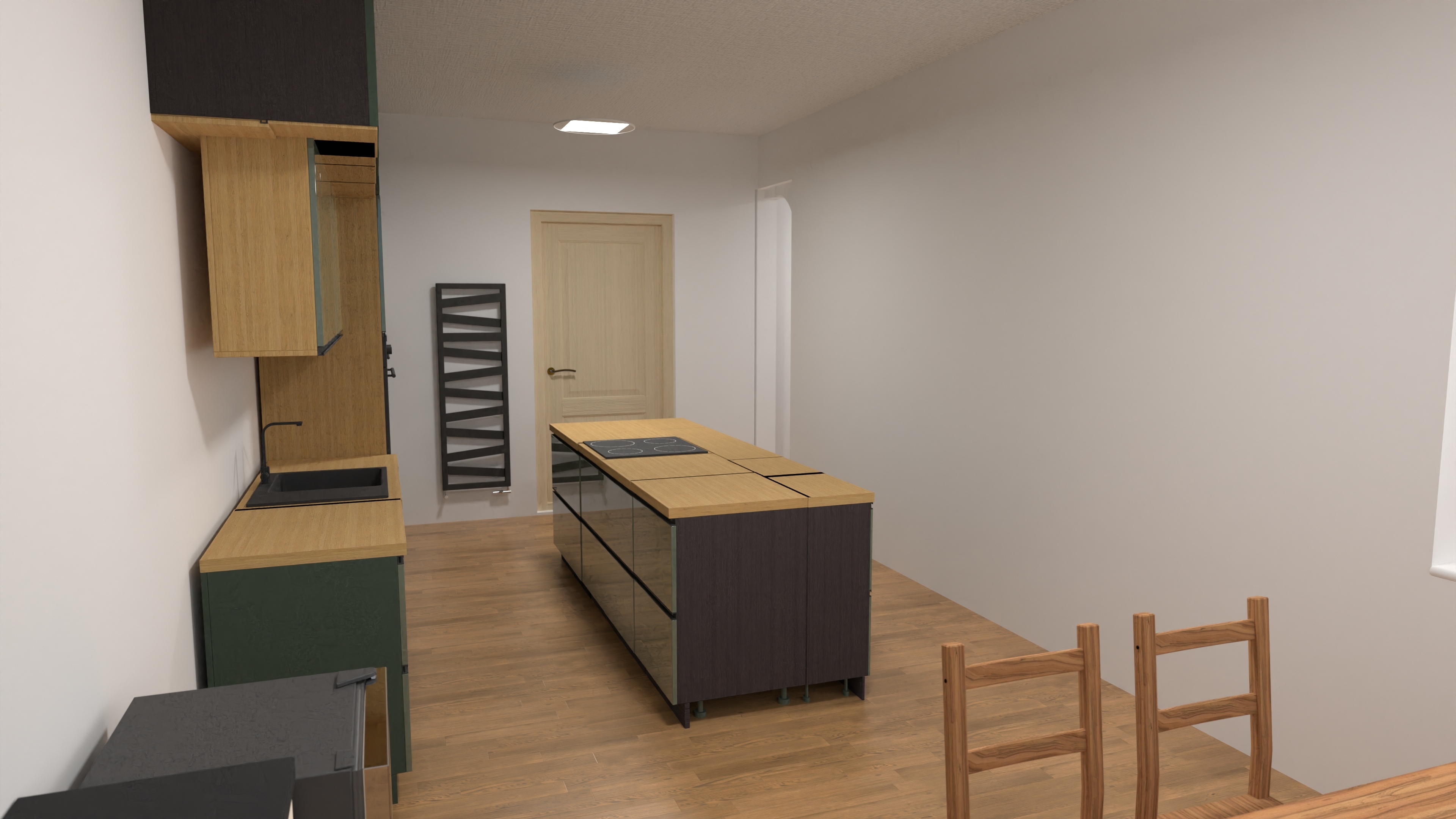 zachod a koupelna z chodby #22680674 by User 115985707