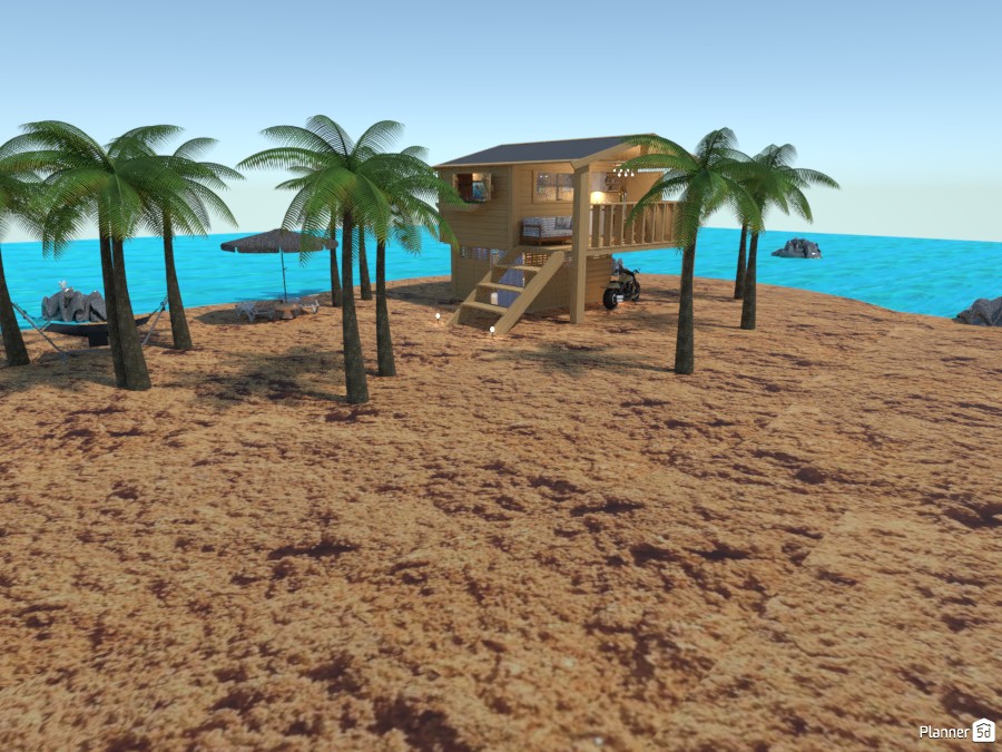 Beachfront bungalow #5226013 by Gabes