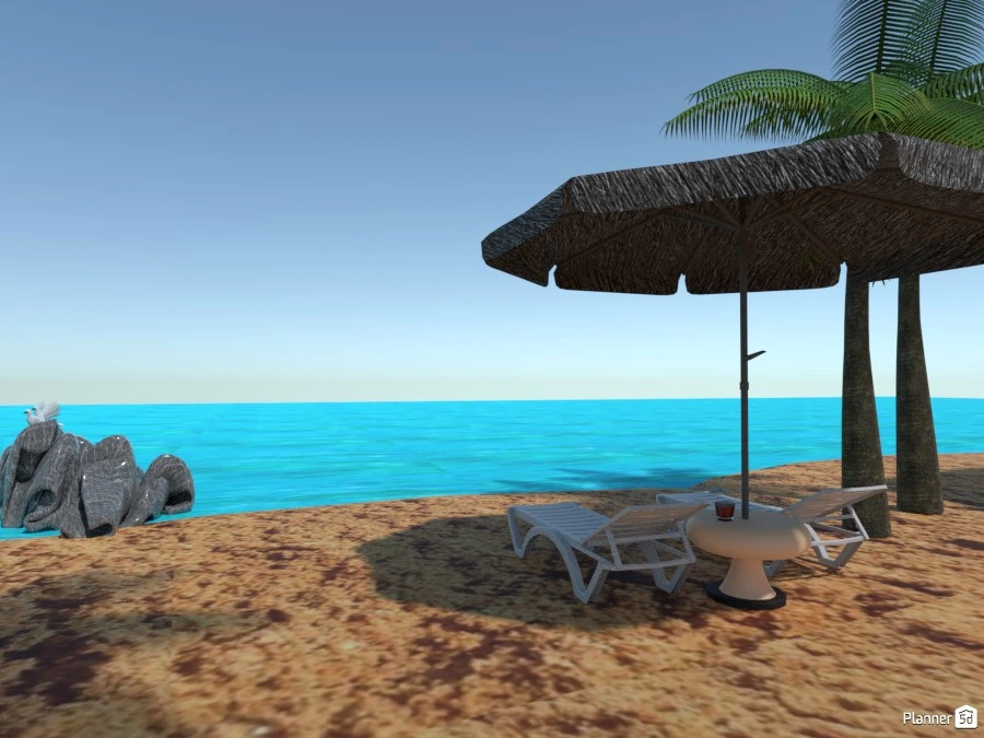 Beachfront bungalow #90093 by Gabes