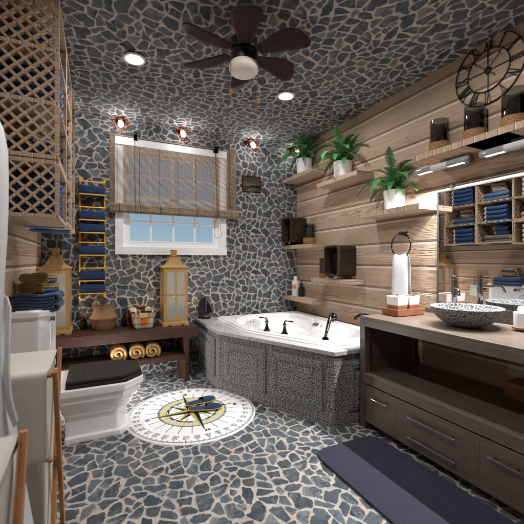 Nautical bathroom #12302767 by Editors Choice