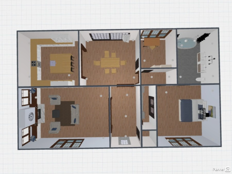 Cape Cod House #85196 by Burnsler