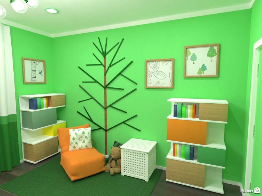 Contest: green bedroom II #3672524 by Elena Z