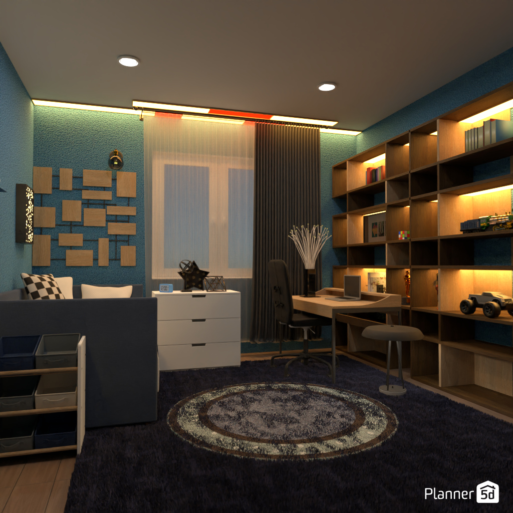 Blue kids room #19528916 by Editors Choice