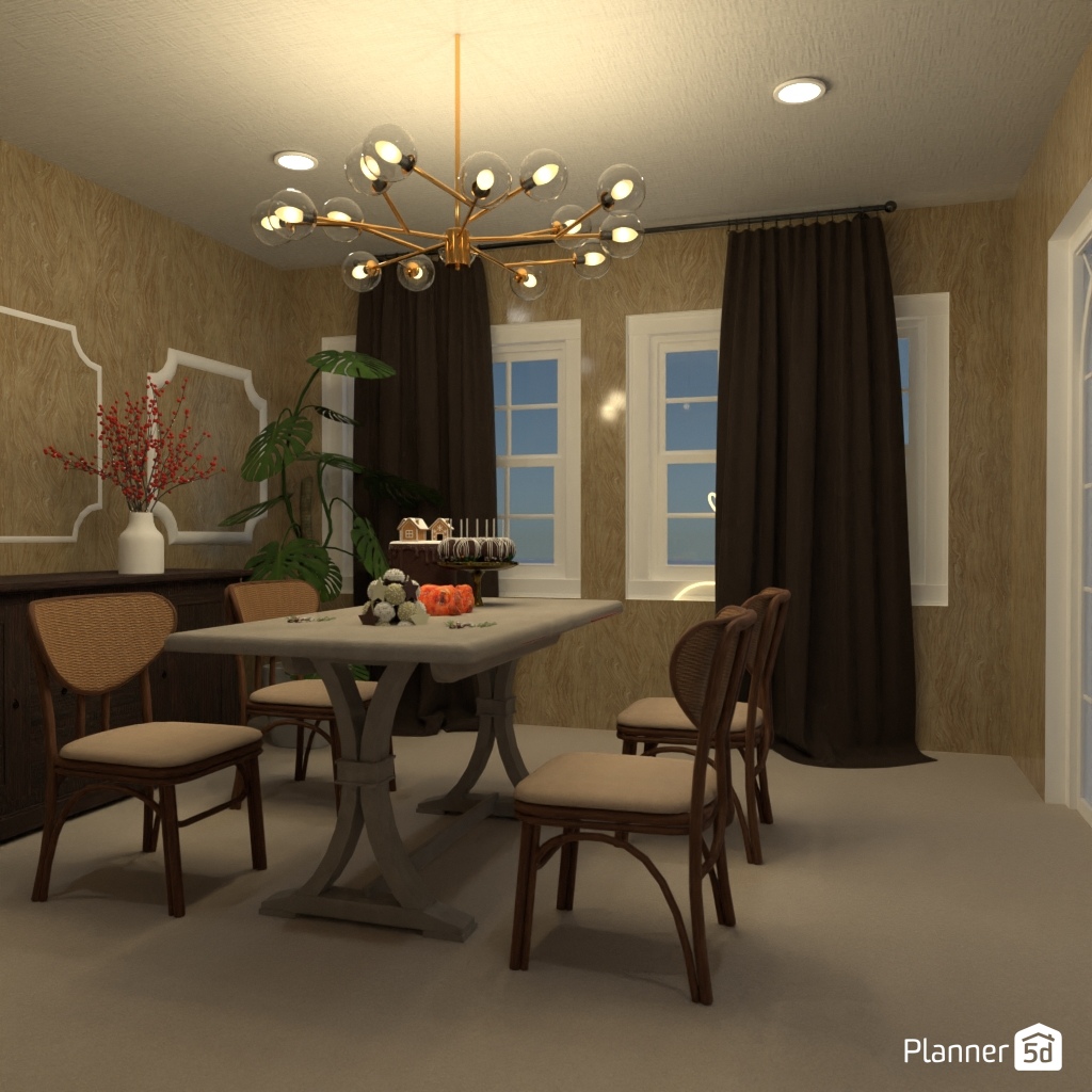 DB: Thanksgiving Day - room shell copy #23472295 by Editors Choice