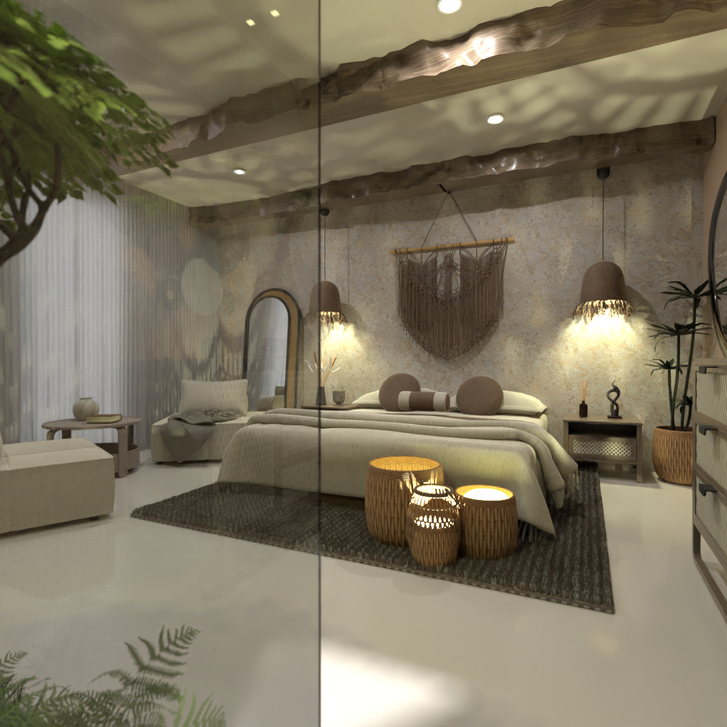 Wabi Sabi Bedroom #14579895 by Editors Choice