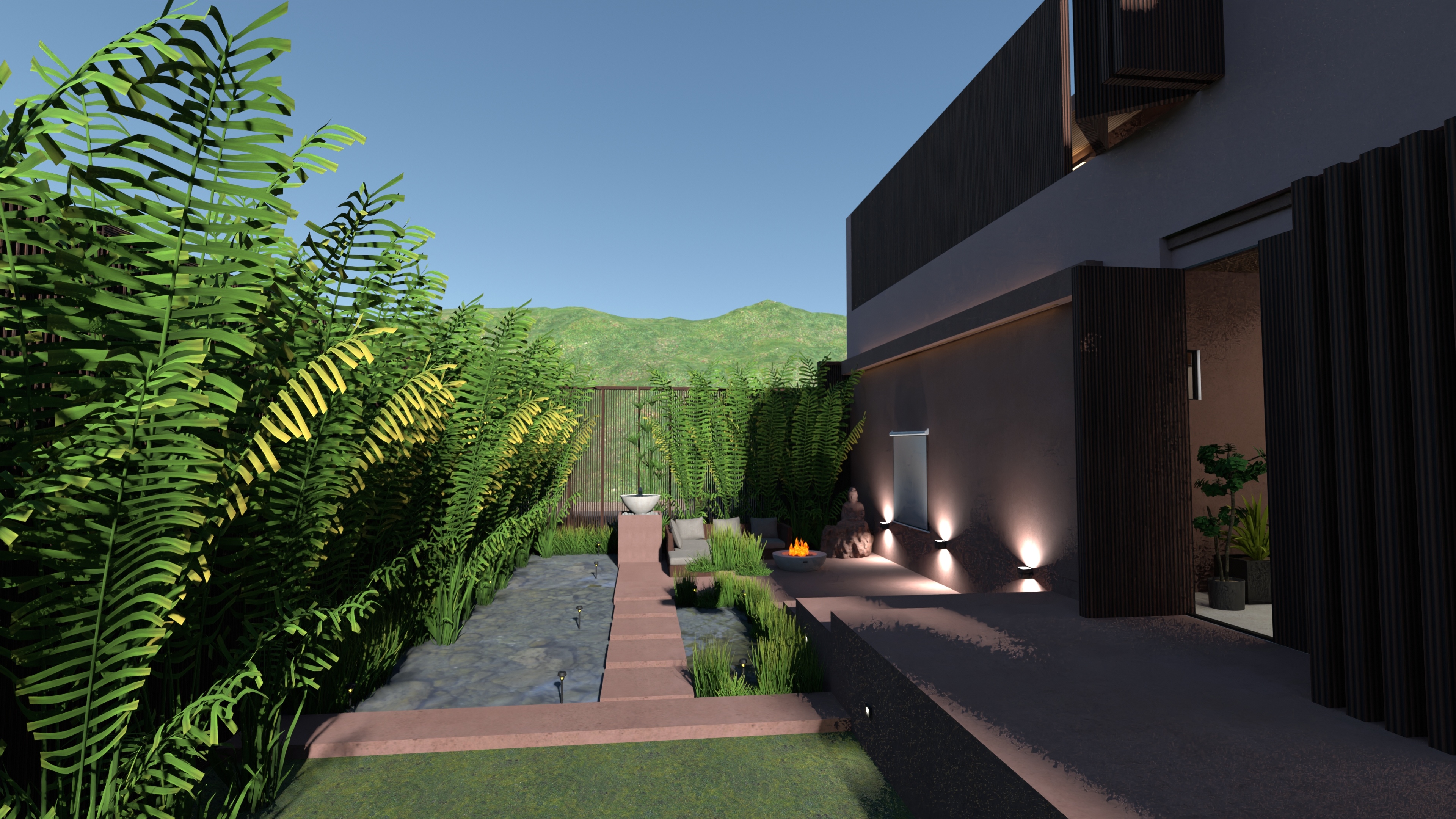 zahra - outdoor zen garden #26224904 by Michel