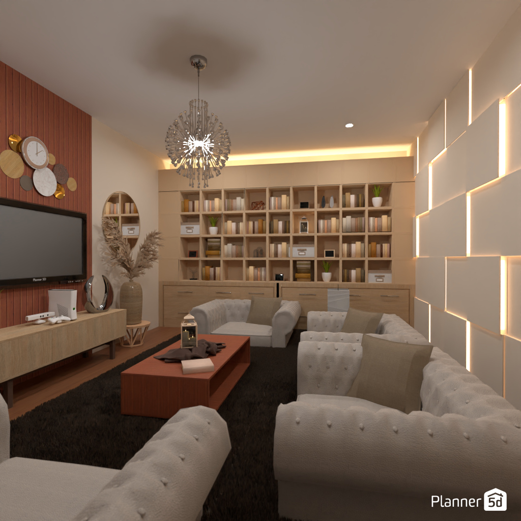 Living room without sofa 19369788 by Editors Choice image