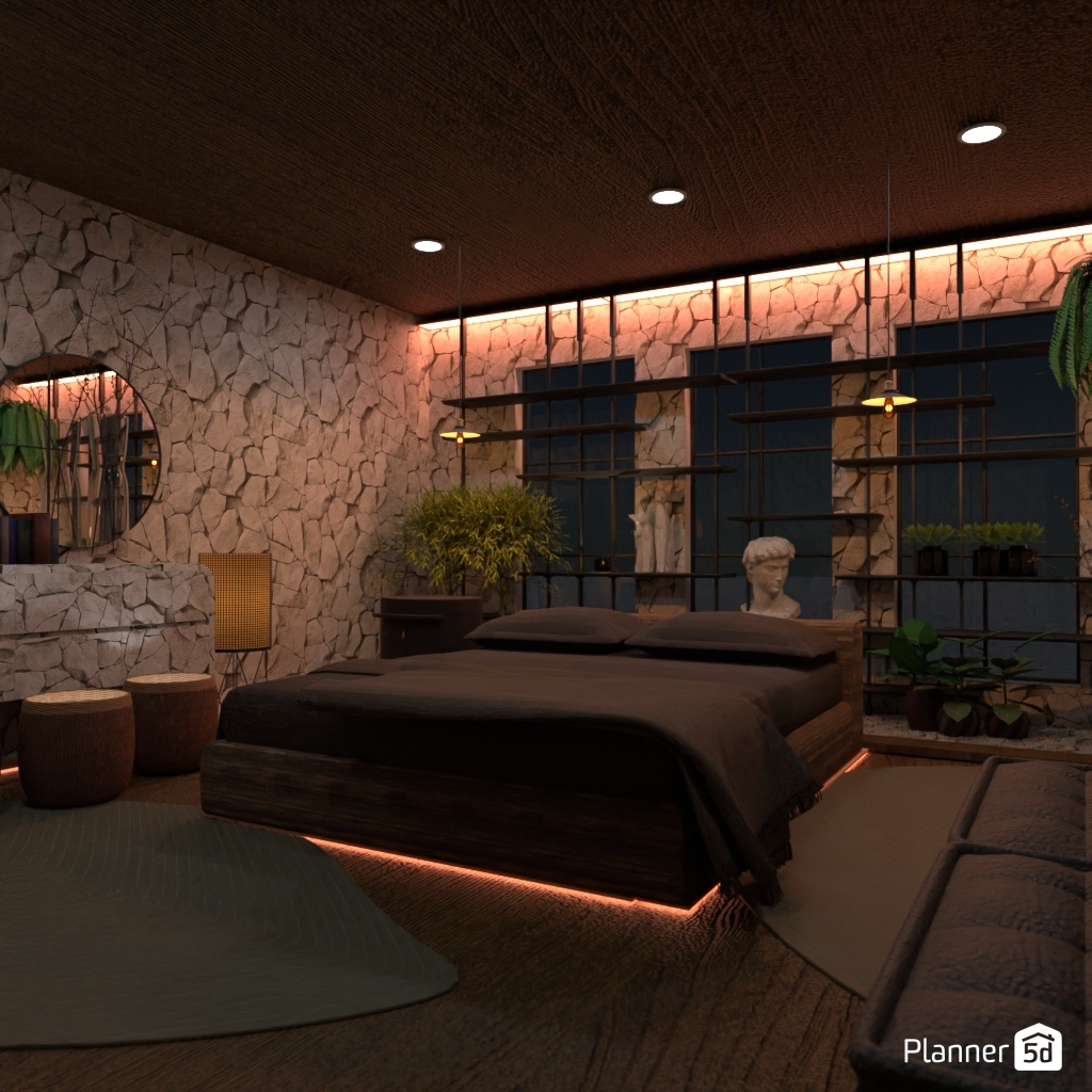 Midnight Mood Room #28899616 by Editors Choice