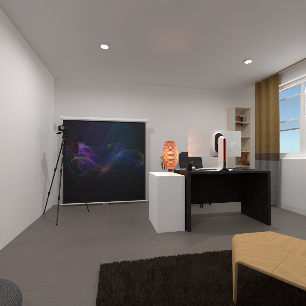 Computer Room Render Render 3D