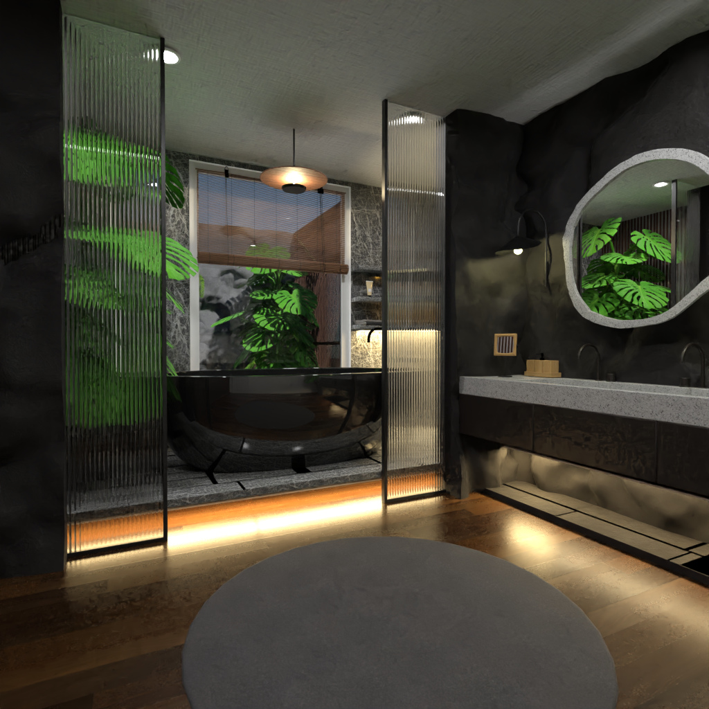 Biophilic Bathroom #13083927 by Editors Choice