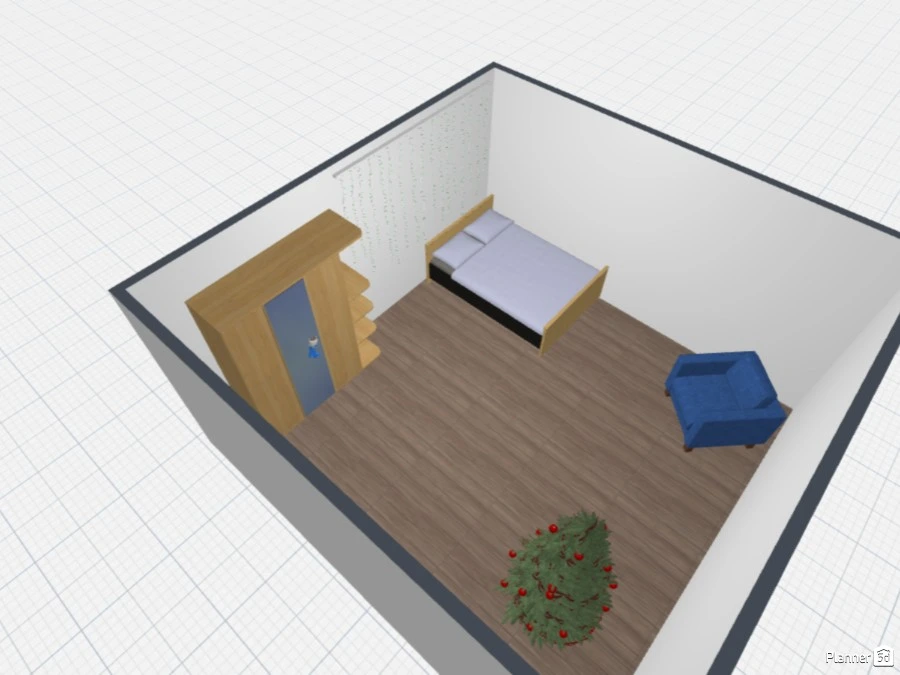 Blue bedroom #3028732 by Aubree