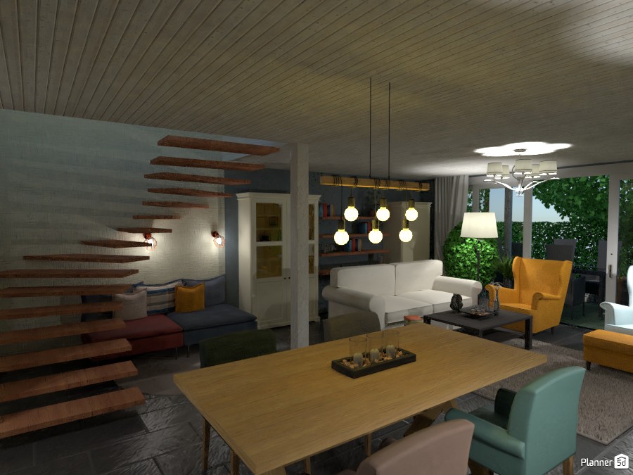 Гостиная в таунхаузе #3312757 by Ольга