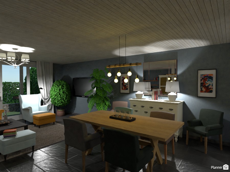 Гостиная в таунхаузе #3312767 by Ольга