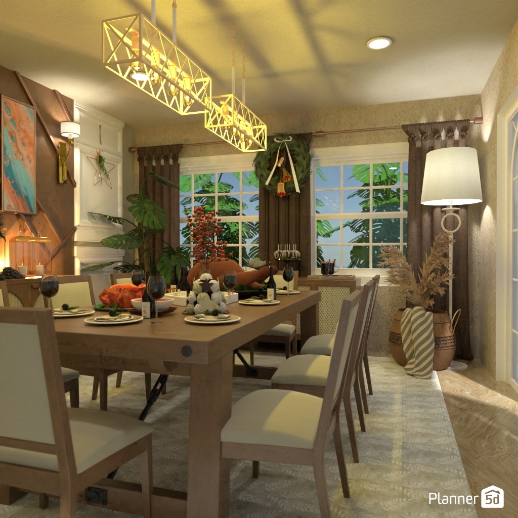 DB: Thanksgiving Day - room shell copy #23498294 by Editors Choice