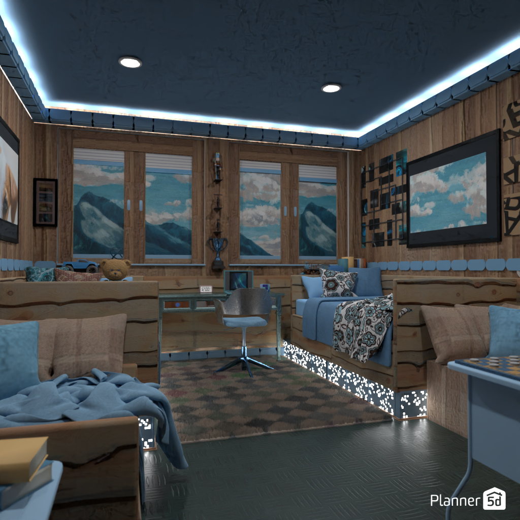 Blue kids room #19567436 by Editors Choice