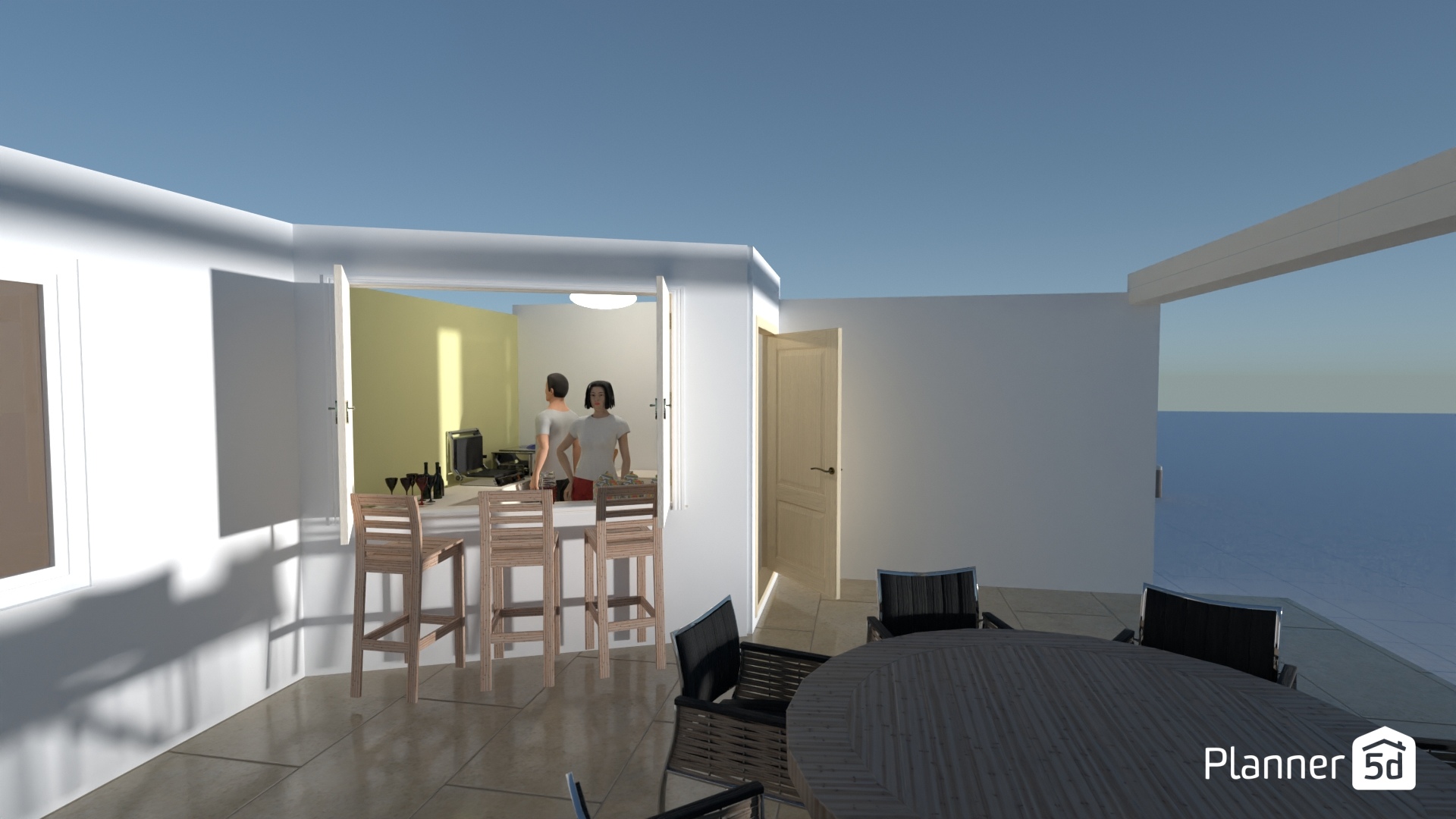 Pergola 1 - Enclosed Kitchen #24700808 by Mary Ryan