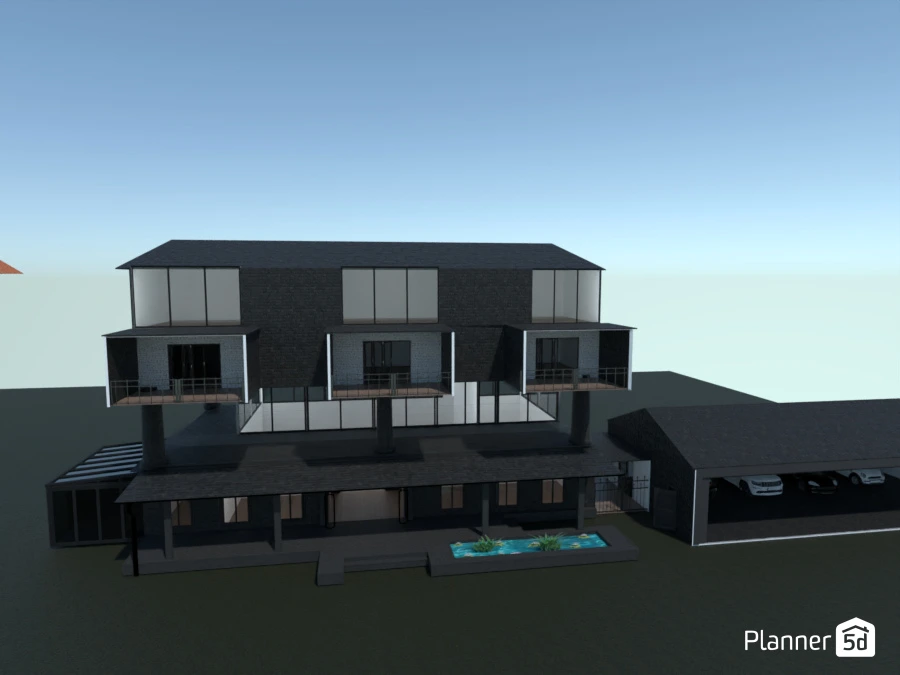 Black modern home #3059820 by Megan