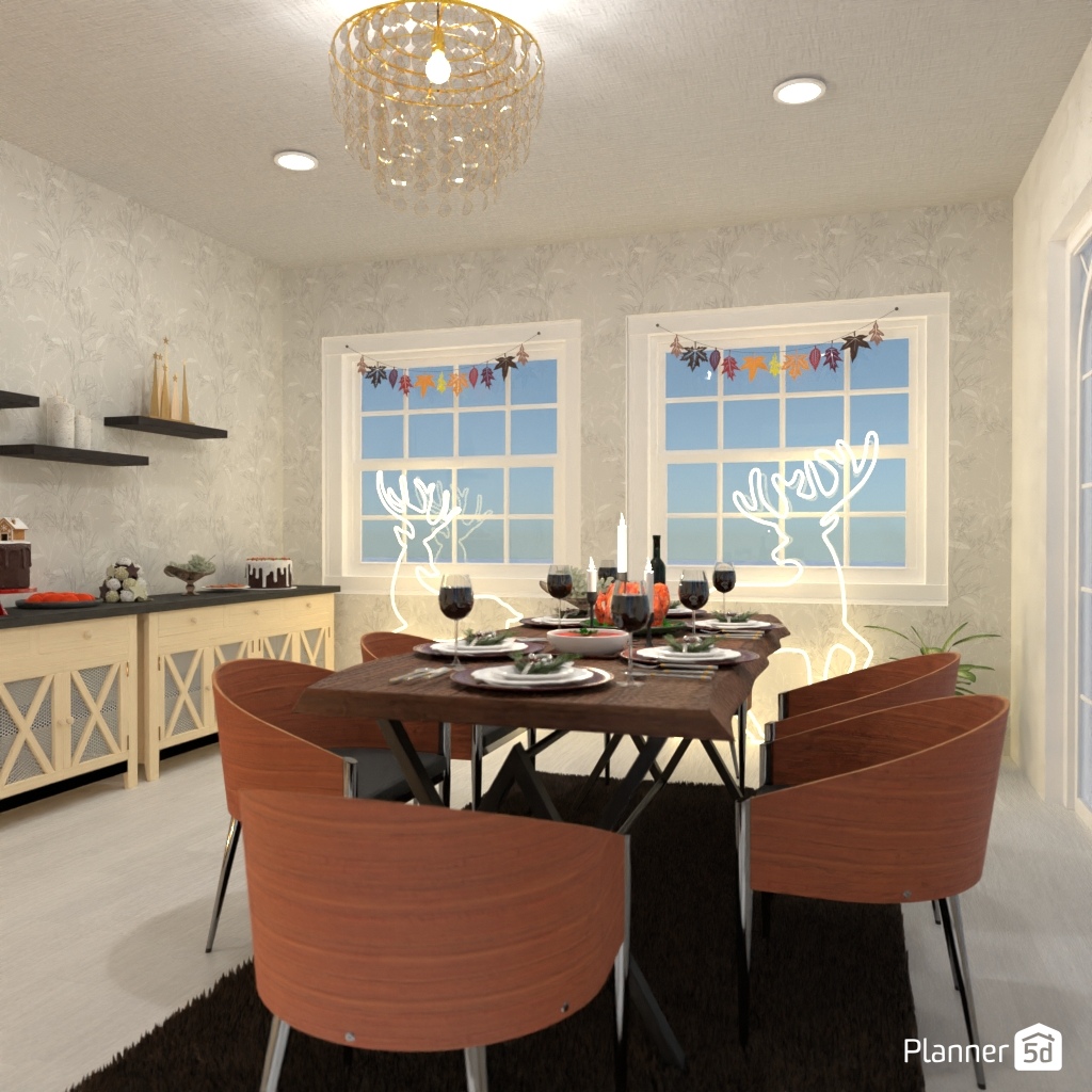 DB: Thanksgiving Day - room shell copy #23404323 by Editors Choice