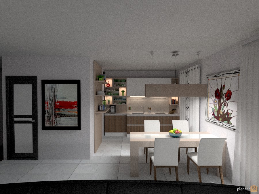 Kitchen w/dining #1128213 by Micaela Maccaferri
