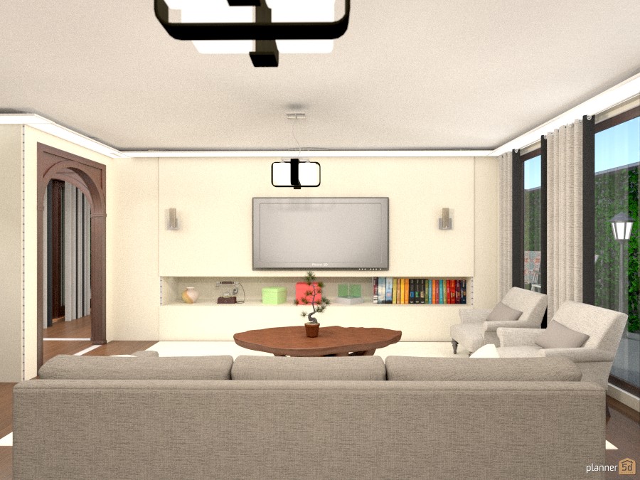 Modern Living Room #980410 by Raiza