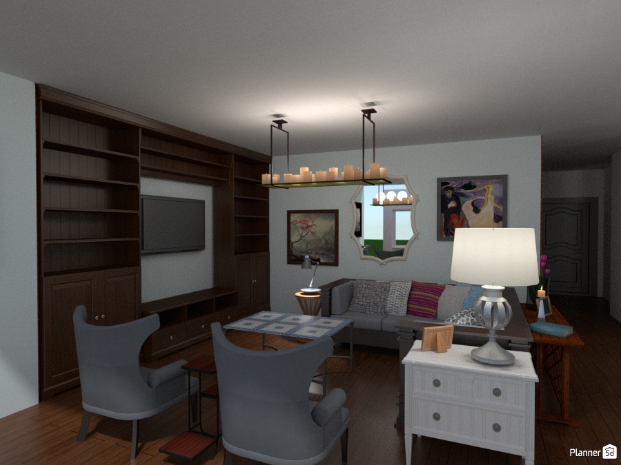 Industrial-Chic Living Room Two #1486390 by Olivia11