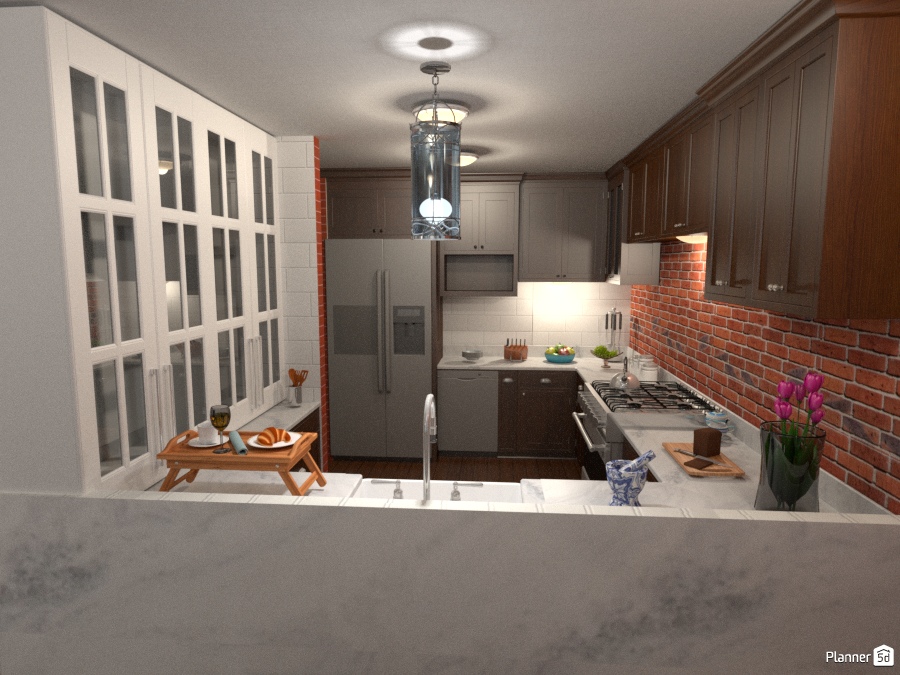 Industrial-Chic Apartment Kitchen 1486401 by Olivia11 image