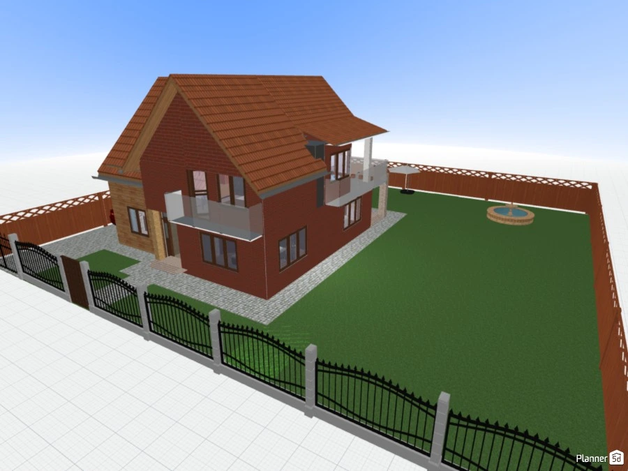 Medium 150 mp, 2 floor house #70651 by Benyi Robert
