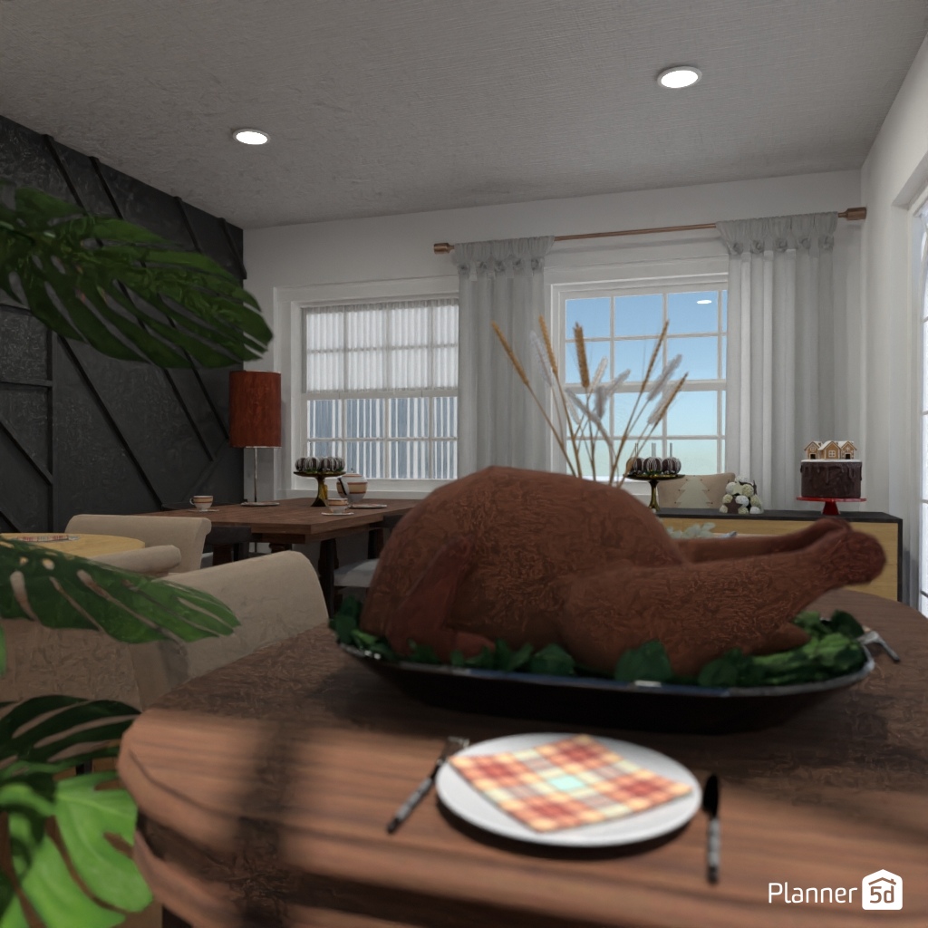 DB: Thanksgiving Day - room shell copy #23404767 by Editors Choice