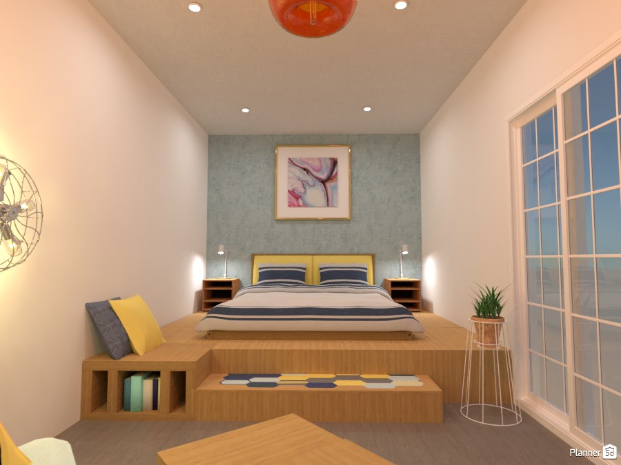 Cozy bedroom: the bed #4320706 от Gabes