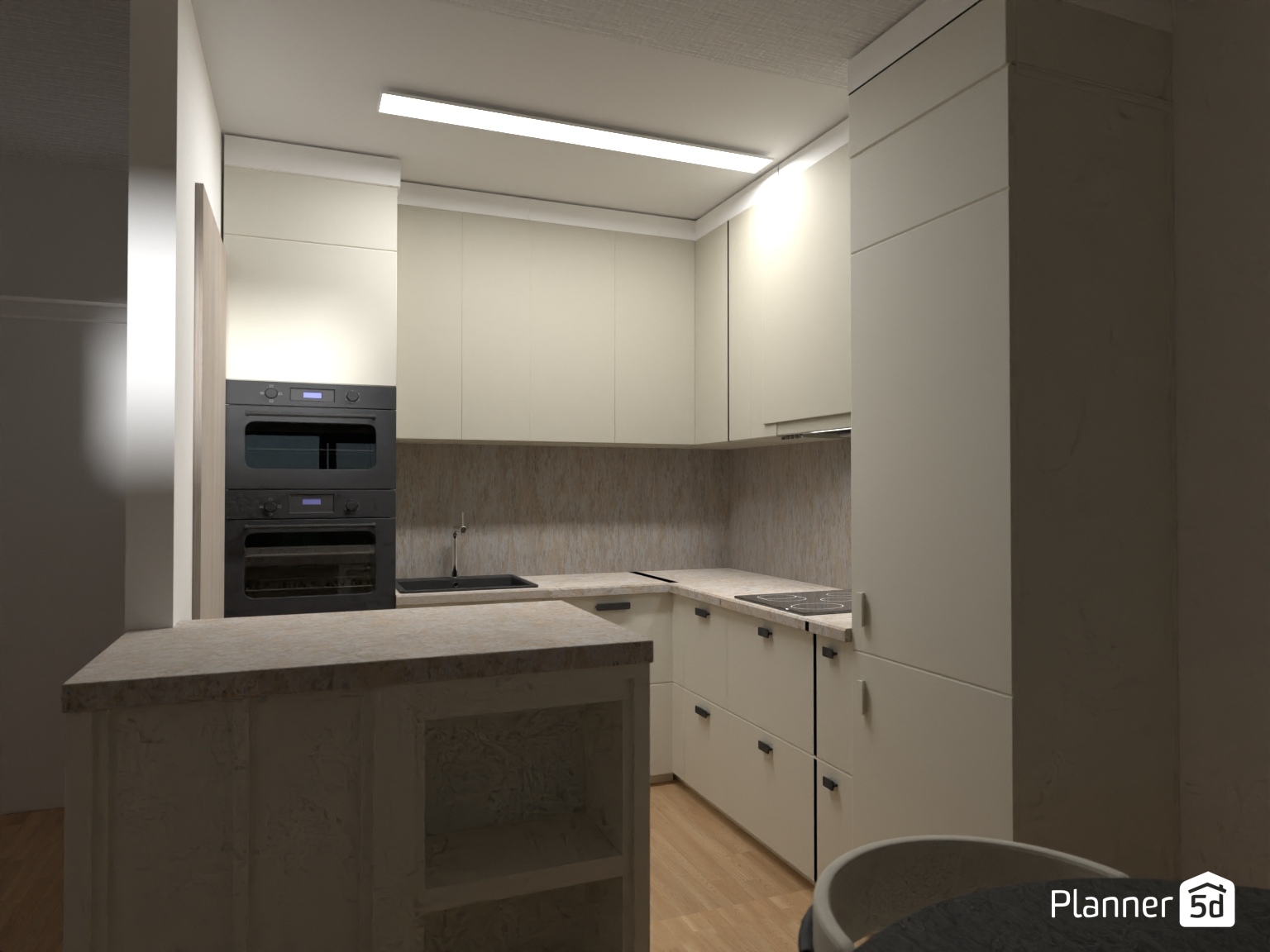 Stan S1- kuhinja L oblik desni copy #23234106 by Jasa Selendic