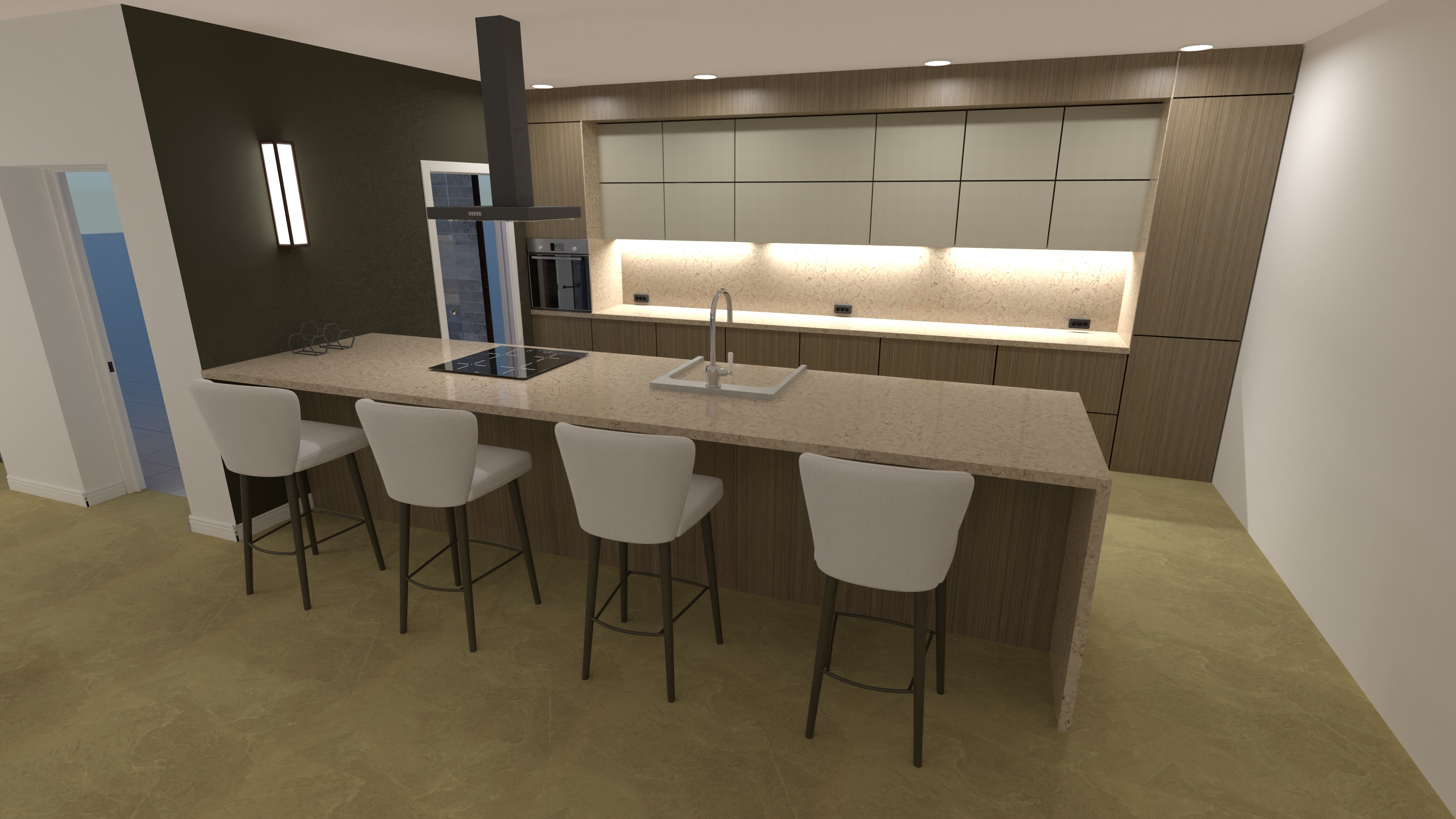 кухня + гостиная 2 #25858544 by Sergey